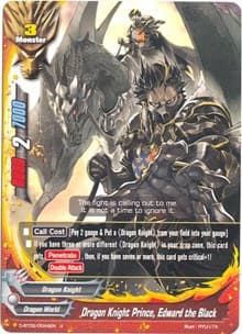 Dragon Knight Prince, Edward the Black - Roar! Invincible Dragon!! - Future Card BuddyFight card