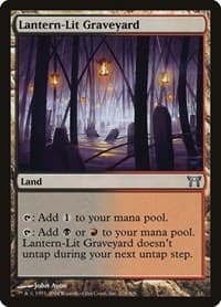 Lantern-Lit Graveyard - Champions of Kamigawa - Magic: The Gathering card