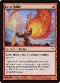 Lava Spike - Champions of Kamigawa - Magic: The Gathering card