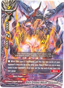 Black Dreaded Motion, Gataclysm - Roar! Invincible Dragon!! - Future Card BuddyFight card