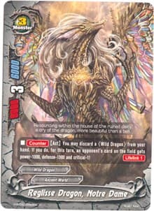 Reglisse Dragon, Notre Dame - Roar! Invincible Dragon!! - Future Card BuddyFight card