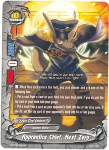 Apprentice Chief, Next Zero - Roar! Invincible Dragon!! - Future Card BuddyFight card