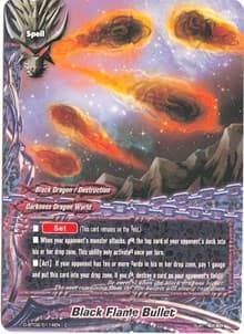Black Flame Bullet - Roar! Invincible Dragon!! - Future Card BuddyFight card