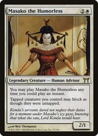 Masako the Humorless - Champions of Kamigawa - Magic: The Gathering card