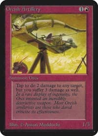 Orcish Artillery - Alpha Edition - Magic: The Gathering card