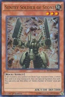 Sentry Soldier of Stone - The Dark Side of Dimensions Movie Pack - YuGiOh card