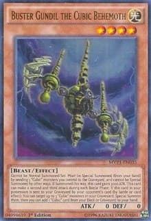 Buster Gundil the Cubic Behemoth - The Dark Side of Dimensions Movie Pack - YuGiOh card