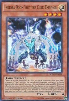 Indiora Doom Volt the Cubic Emperor - The Dark Side of Dimensions Movie Pack - YuGiOh card