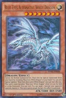 Blue-Eyes Alternative White Dragon - The Dark Side of Dimensions Movie Pack - YuGiOh card