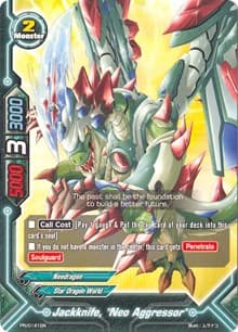 Jackknife, "Neo Aggressor" - Promo Cards - Future Card BuddyFight card