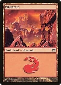 Mountain (302) - Champions of Kamigawa - Magic: The Gathering card