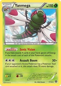 Yanmega - XY - Steam Siege - Pokemon card