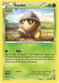Seedot - XY - Steam Siege - Pokemon card