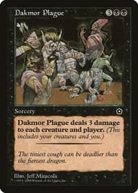 Dakmor Plague - Portal Second Age - Magic: The Gathering card