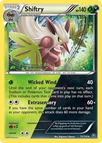 Shiftry - XY - Steam Siege - Pokemon card