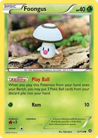 Foongus - XY - Steam Siege - Pokemon card