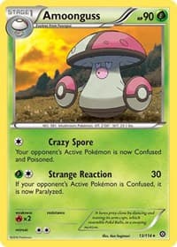 Amoonguss - XY - Steam Siege - Pokemon card