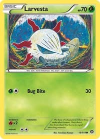 Larvesta - XY - Steam Siege - Pokemon card