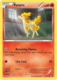 Ponyta - XY - Steam Siege - Pokemon card
