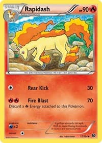 Rapidash - XY - Steam Siege - Pokemon card