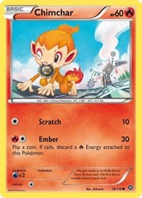 Chimchar - XY - Steam Siege - Pokemon card