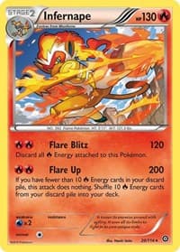 Infernape - XY - Steam Siege - Pokemon card