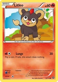 Litleo - XY - Steam Siege - Pokemon card