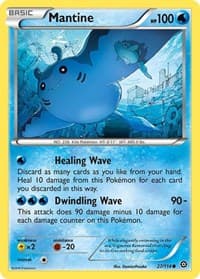 Mantine - XY - Steam Siege - Pokemon card