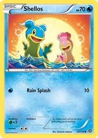 Shellos - XY - Steam Siege - Pokemon card