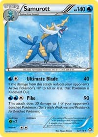 Samurott - XY - Steam Siege - Pokemon card