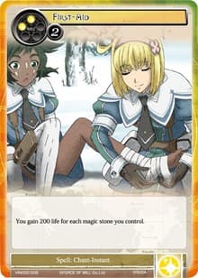 First-Aid - Vingolf 2 - Valkyria Chronicles - Force of Will card