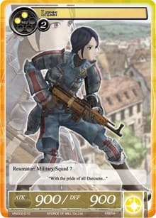 Lynn - Vingolf 2 - Valkyria Chronicles - Force of Will card