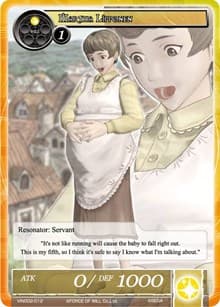 Martha Lipponen - Vingolf 2 - Valkyria Chronicles - Force of Will card