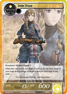 Susie Evans - Vingolf 2 - Valkyria Chronicles - Force of Will card