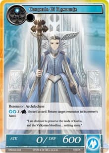 Cordelia Gi Randgriz - Vingolf 2 - Valkyria Chronicles - Force of Will card