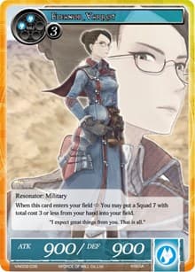 Eleanor Varrot - Vingolf 2 - Valkyria Chronicles - Force of Will card