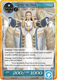 Maurits Von Borg - Vingolf 2 - Valkyria Chronicles - Force of Will card