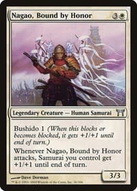 Nagao, Bound by Honor - Champions of Kamigawa - Magic: The Gathering card
