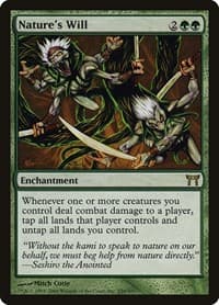 Nature's Will - Champions of Kamigawa - Magic: The Gathering card