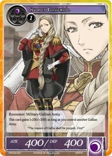 Audrey Gassenarl - Vingolf 2 - Valkyria Chronicles - Force of Will card