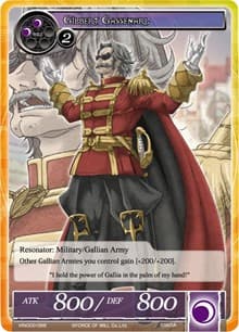 Gilbert Gassenarl - Vingolf 2 - Valkyria Chronicles - Force of Will card