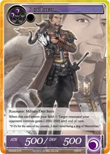 Radi Jaeger - Vingolf 2 - Valkyria Chronicles - Force of Will card