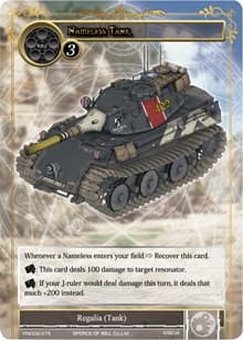 Nameless Tank - Vingolf 2 - Valkyria Chronicles - Force of Will card