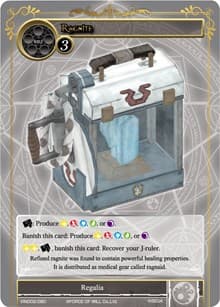 Ragnite - Vingolf 2 - Valkyria Chronicles - Force of Will card