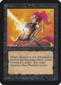 Paralyze - Alpha Edition - Magic: The Gathering card