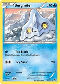 Bergmite - XY - Steam Siege - Pokemon card