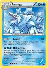 Avalugg - XY - Steam Siege - Pokemon card