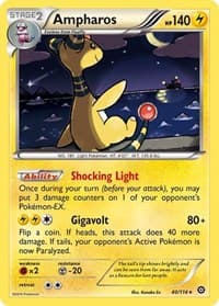 Ampharos - XY - Steam Siege - Pokemon card