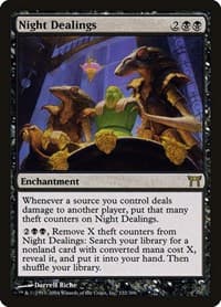 Night Dealings - Champions of Kamigawa - Magic: The Gathering card