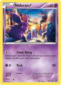 Nidoran M - XY - Steam Siege - Pokemon card